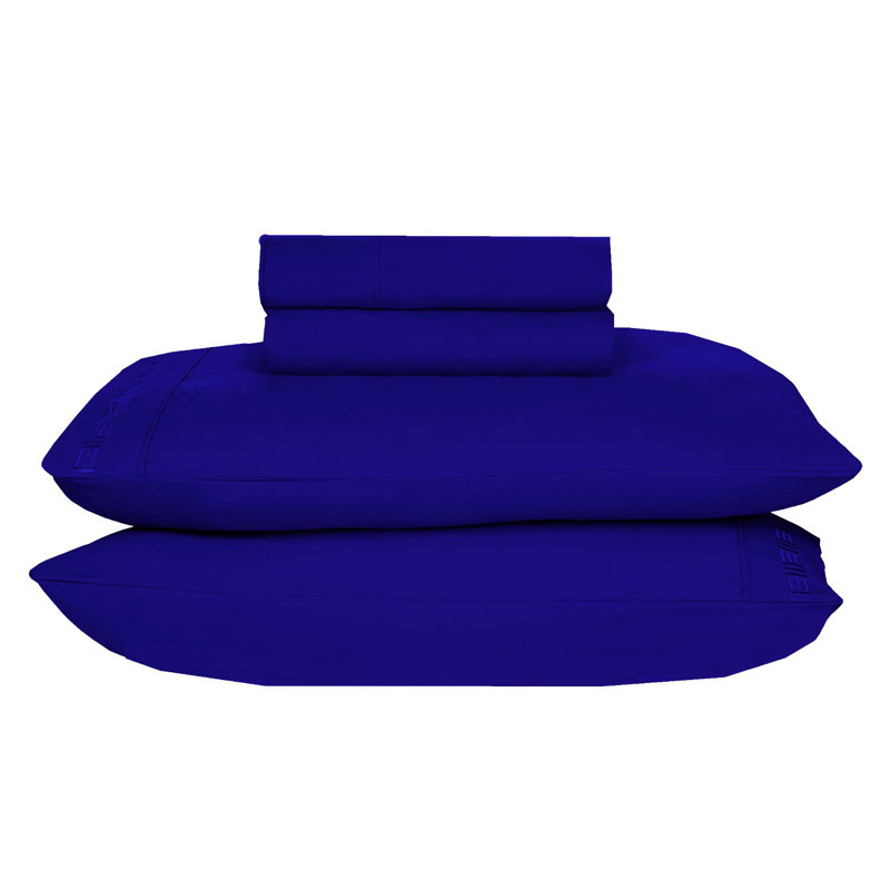 Ensemble de draps en microfibre Paarizaat 9900 Series, Bleu marine, Complet/Double