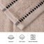 Ensemble de serviettes 18 pièces Lavish Home - Accessoires de salle de bain en coton absorbant avec 6 serviettes de bain, 6 serviettes à main et 6 débarbouillettes - Serviettes à séchage rapide-1506252944-1585155459