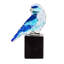 Blue-Grey Tanager Art Glass Sculpture