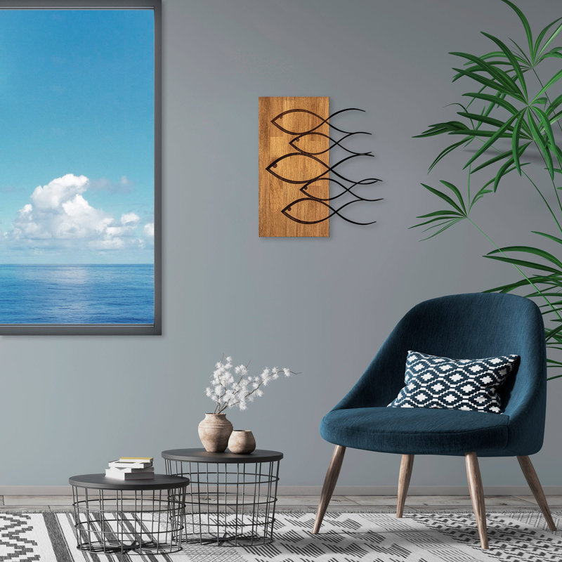 Décoration murale en bois