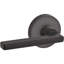 Square Passage Door Lever with Contemporary Round Rose-792494573-765051646-765051645
