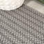 Tapis intérieur / extérieur noir / gris clair Chevron-69807259