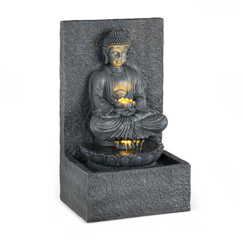 Nirvana Weather Resistant Sculptural Fountain with Light