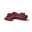 Canapé modulaire en cuir véritable l 114 po Hugo-20869731-20869730