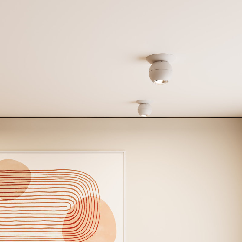 Hemisphere 1 - Light LED Flush Mount, Textured Black