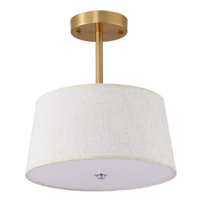 Linen Flush Mount