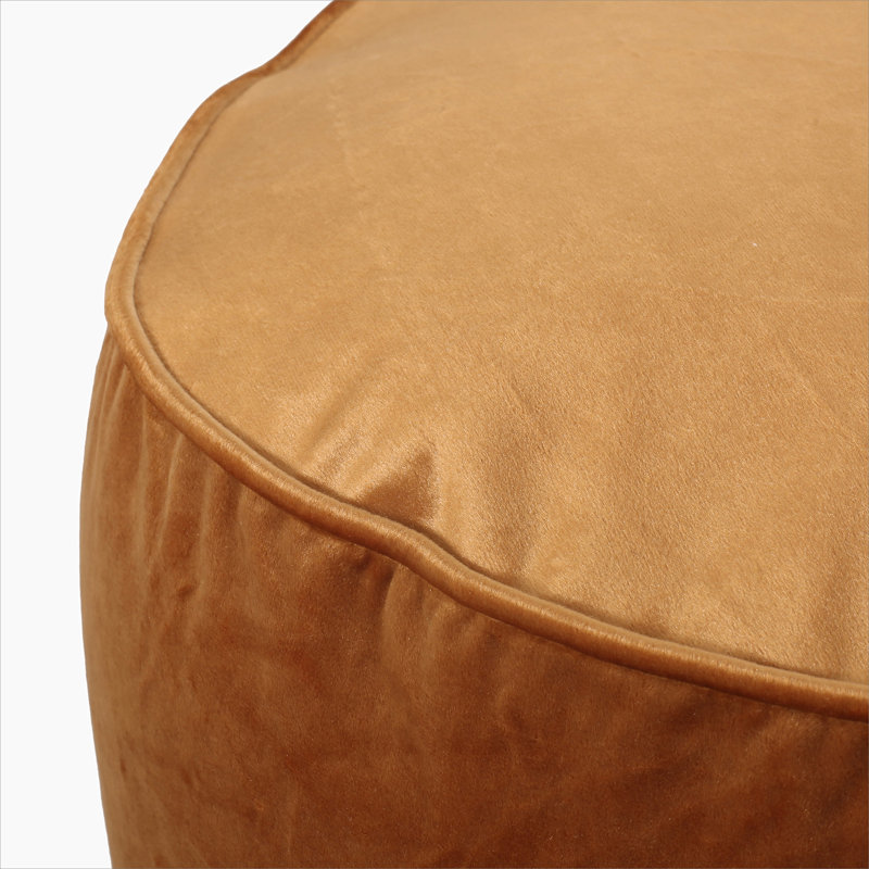 Shimon Cylinder Pouf,  Apricot