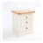 White/Antique Brass