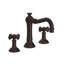 Jacobean Widespread Bathroom Faucet with Drain Assembly-734744497