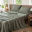 Drap plat 100% coton lavé MooMee-107894587-107894588