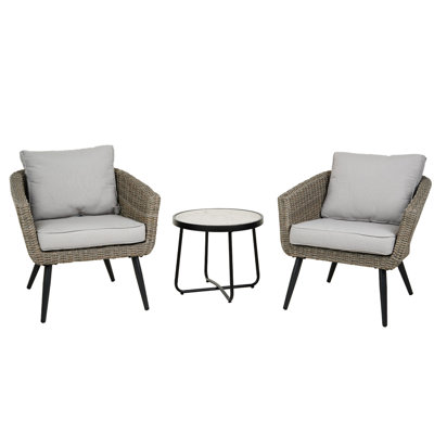 2- Person Seating Group with Cushions
