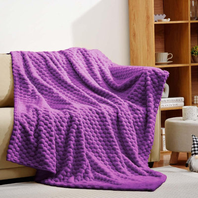 Knitted Throw Blanket