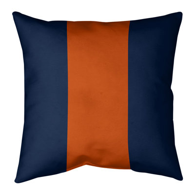 Syracuse Striped Outdoor Reversible Throw Pillow