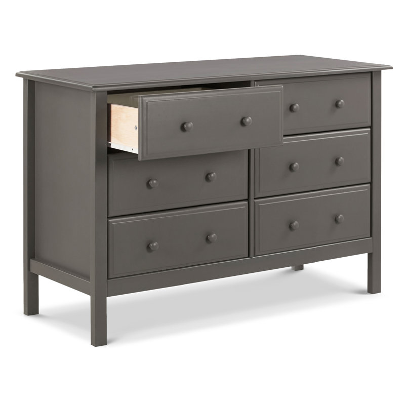 Jayden 6-Drawer Double Wide Dresser, Chestnut