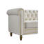Canapé de salon beige, 84,65 po, revêtement doux, siège à ressorts ensachés, garniture dorée élégante, pieds robustes en métal, matériau de revêtement respirant, siège en mousse haute densité, élégant-958119637