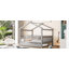 Lit en bois avec lit gigogne simple-157738084-157738080