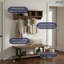 Pomona 2-Piece Entryway Organizer Set – 48” Bench with Shelf & Wall-Mounted Coat Hook with Cubbies-880062480