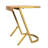 Delwood Solid Wood  C shape Top End Table