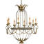 Lustre empire à 8 lumières de style bougie Elegance