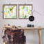 "Abstract Chaotic Patterns", ensemble de 2 toiles flottantes encadrées par June Erica Vess-1906622843-1906622844