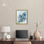 Art mural moderne abstrait bleu sur toile Poesy par Art Remedy-104627483-104627489