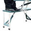 Seavey Rectangular Metal Folding Outdoor Camping Table With Umbrella Hole , 135cm cm W 84.5cm cm D