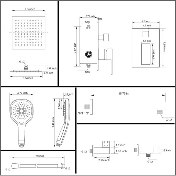 Dimensions du produit