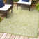 Massimo Bohemian Medallion Textured Weave Green/Cream Indoor/Outdoor Rug