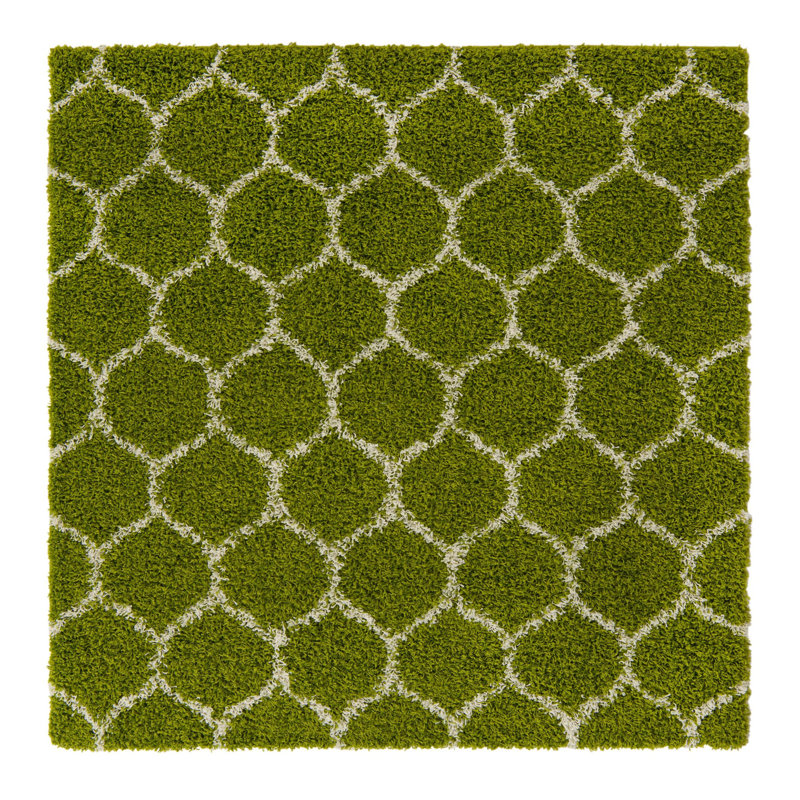 Geometric Indoor Rug, Square 6'
