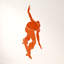 Décalcomanie murale silhouette sport