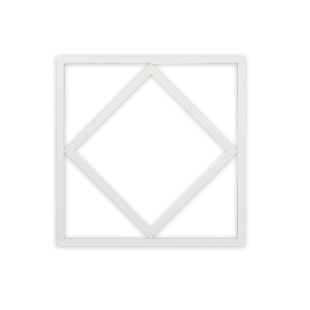 Ener-J Unisex White Double Square Borderline Light 595X595 40W 4000 Lm 6000K Cool Wh - Image 4