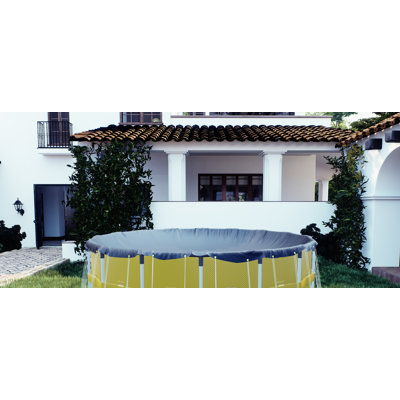Royal Shade 140 GSM Premium Round Blue Winter Swimming Pool Cover Tarp