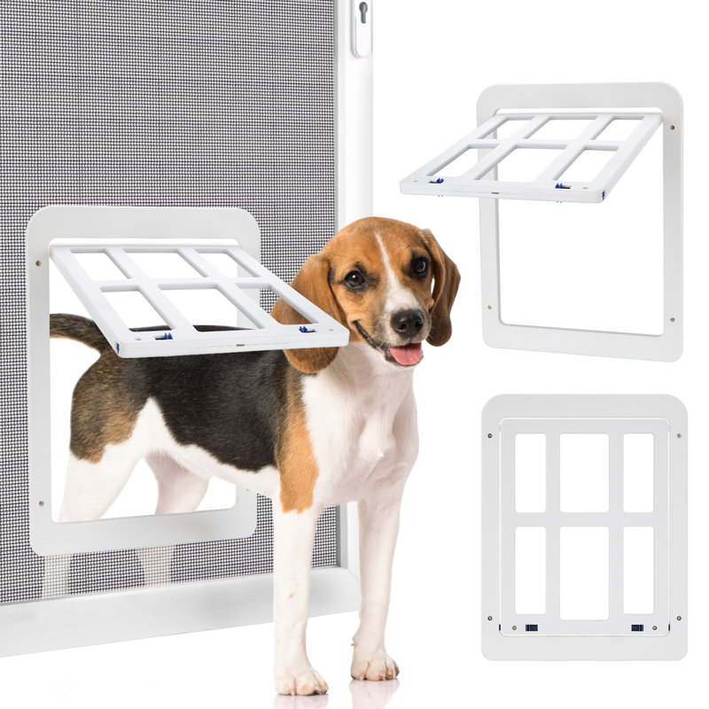 Lockable Pet Screen Door Magnetic Self-Closing
