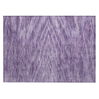  Machine Washable Indoor/Outdoor Chantille ACN876 Black Rug