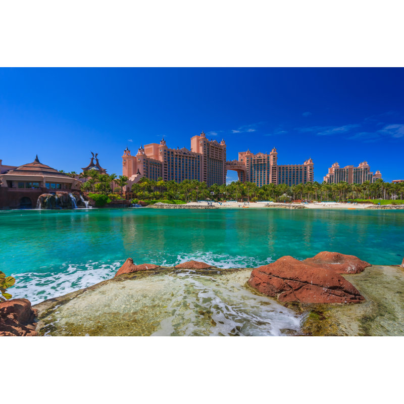 Bahamas Pier by WorachatSodsri - Wrapped Canvas Print, 51cm H x 76cm W x 3.8cm D