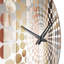 Horloge murale rayée Farmhouse Planks-101235163