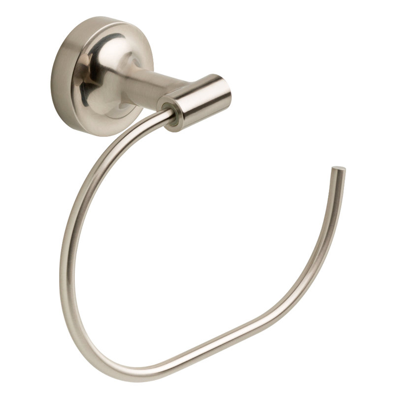 Anneau à serviettes rond Voisin, Nickel brossé