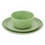 Service de table rond en mélamine 12 pièces Gibson Home Fairhope-109386218