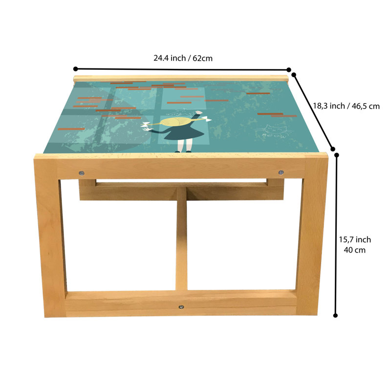James-Martin Sled Coffee Table, 62cm H x 46cm W x 40cm D