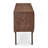 Contemporary Walnut Wood Media Cabinet / Solid Walnut