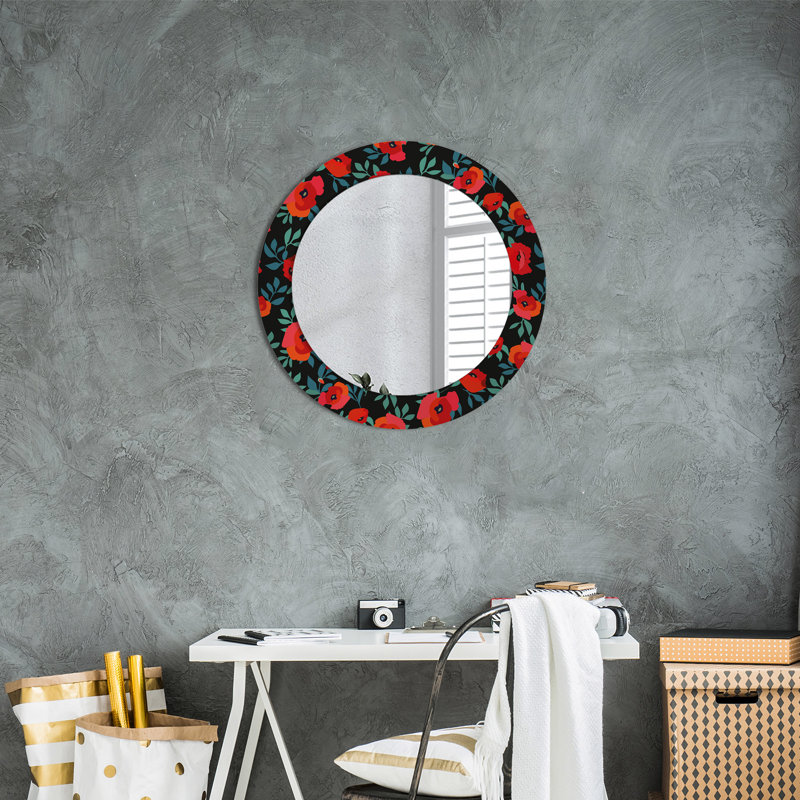 Huldar Glass Flat Wall Mirror
