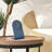 Grooves Quartz Analog Tabletop Clock, Navy Blue-952058781