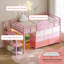Lit mezzanine simple simple avec 9 tiroirs de rangement et tablettes pour escalier Lit mezzanine pour enfants avec espace de rangement sous le lit-257142884-257142906