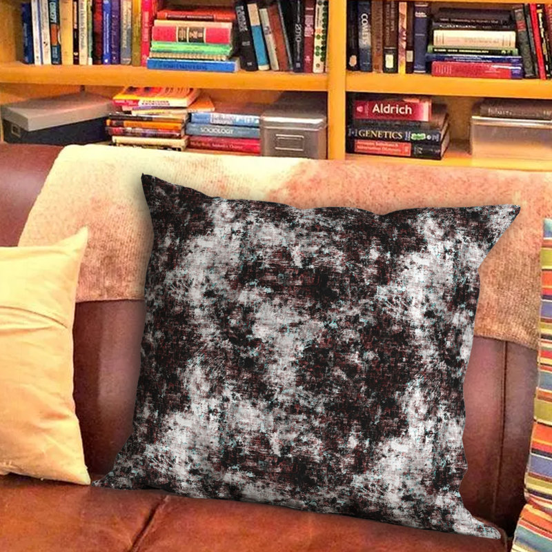 Abstract Outdoor Reversible Throw Pillow, 26" x 26"