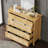 Modern Rattan Storage 4 Drawer Dresser-862334270