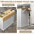 Versatile Rolling Kitchen Island with Multiple Functionalities for Enhanced Cooking Experience