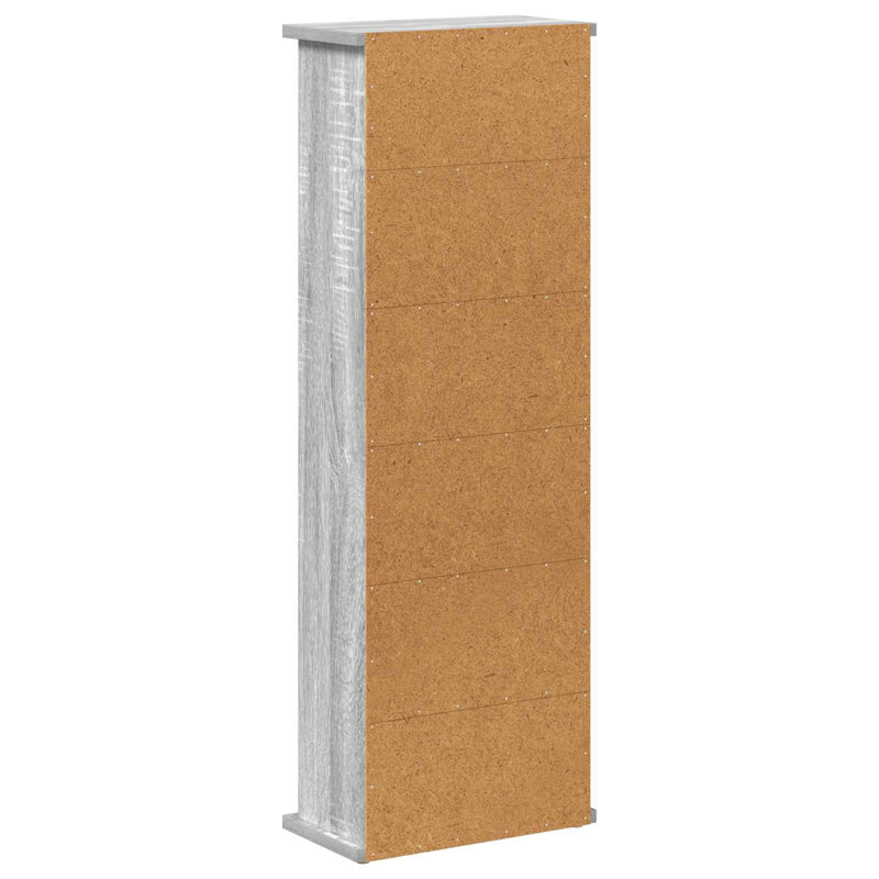 92 cm H Media Shelves, Grey Sonoma