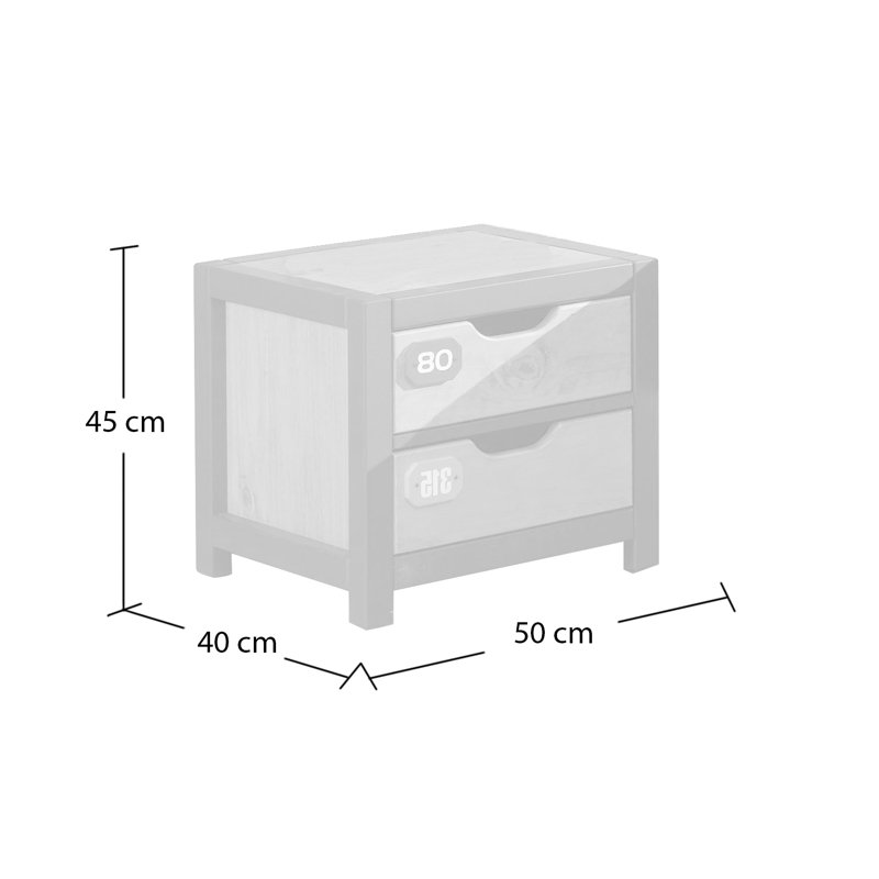 Alex EU Single - 90 X 200 Cm Standard Bed Bedroom Set