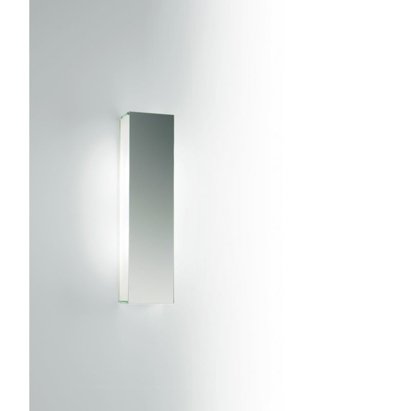Steel Flush Mounted Sconce, Mirror