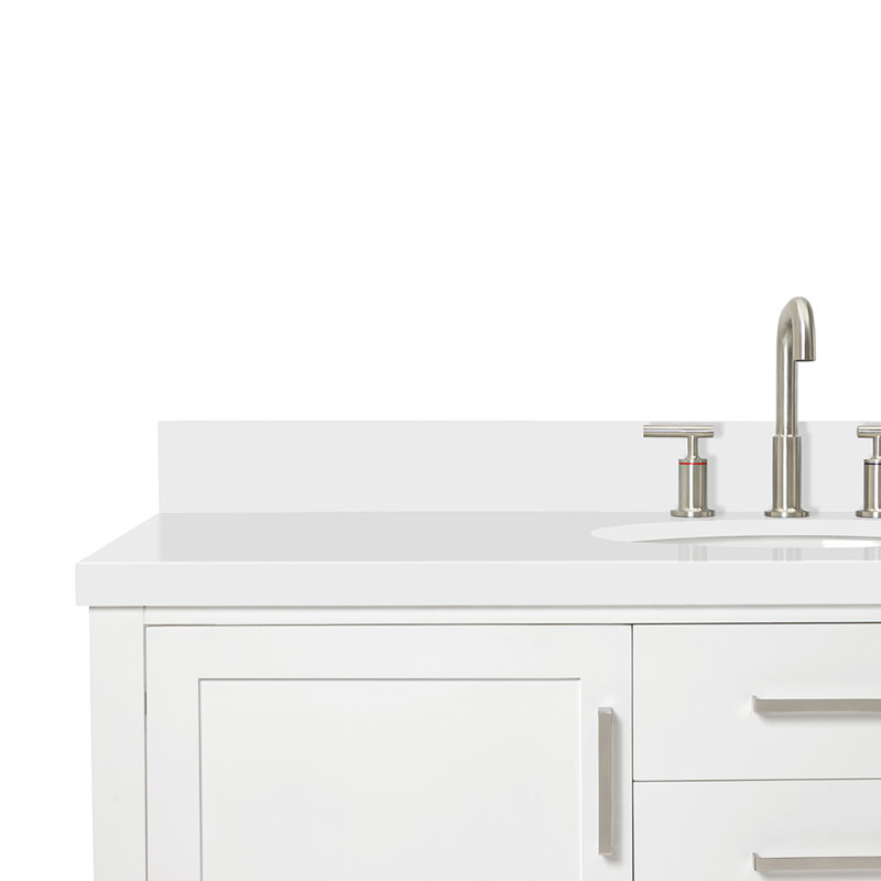 Bayhill 55'' W Single Vanity, White